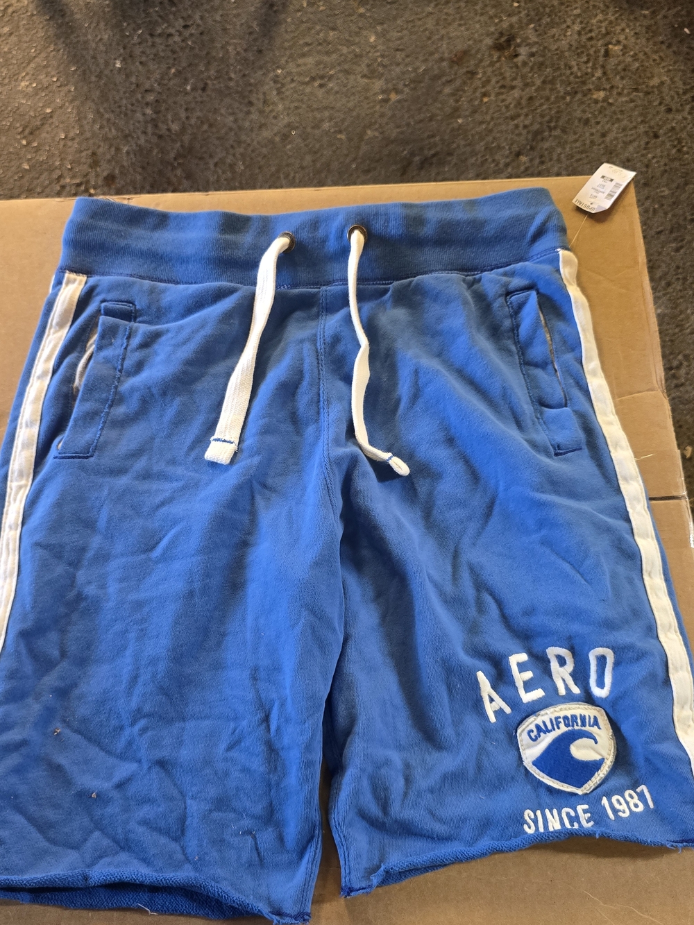 AEROPOSTALE Blue Drawstring Athletic Shorts